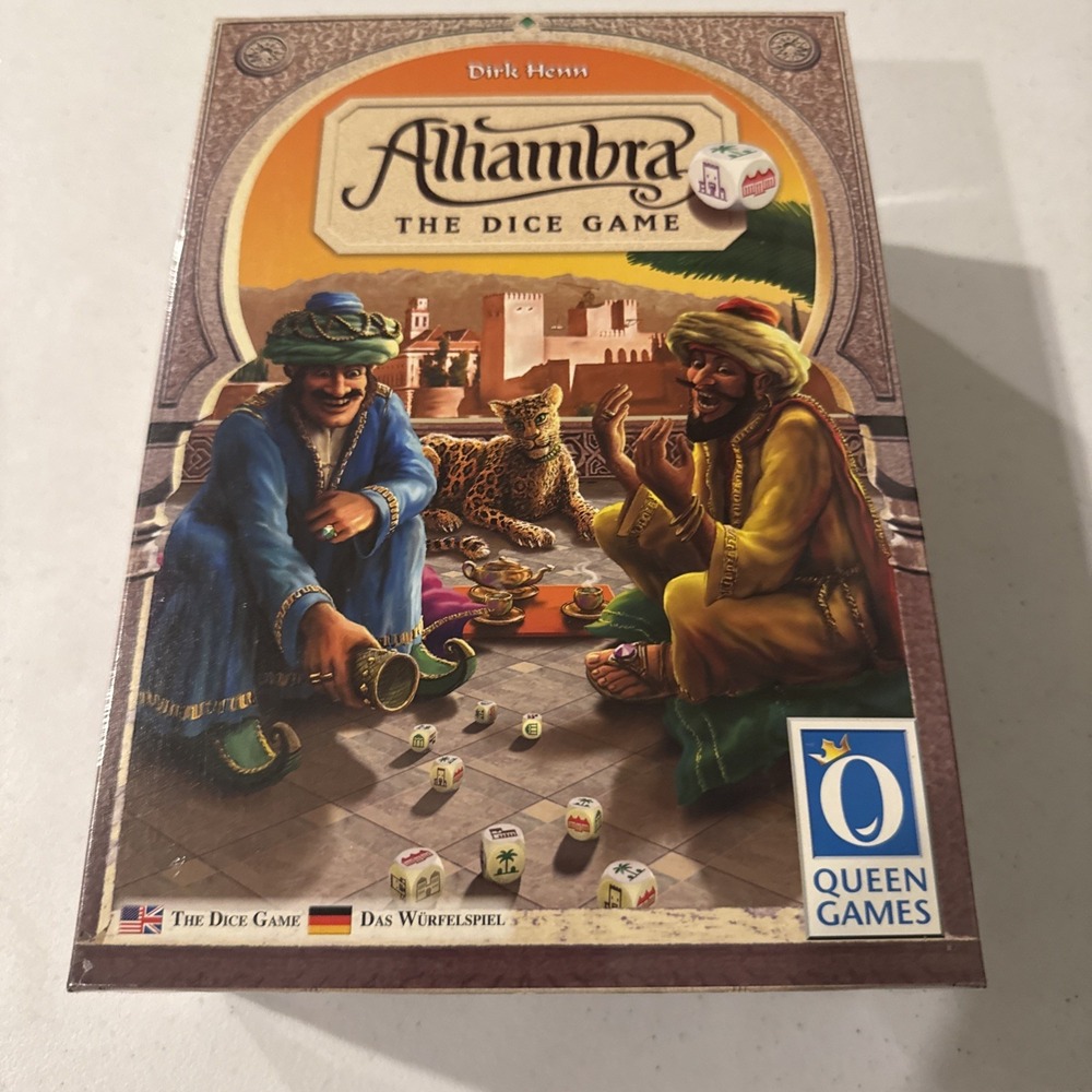 Alhambra The Dice Game Queen Games Dirk Henn Multilingual Factory Sealed 60387